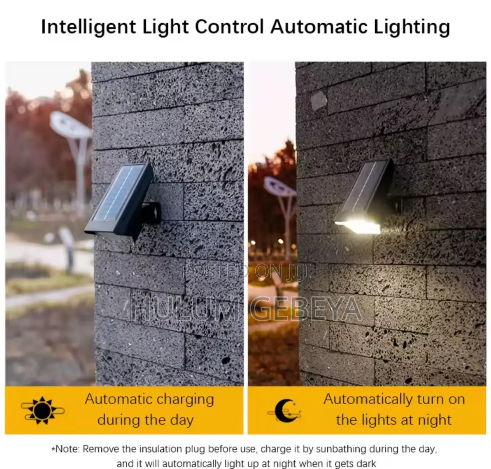 Solar Monitaring Lamp