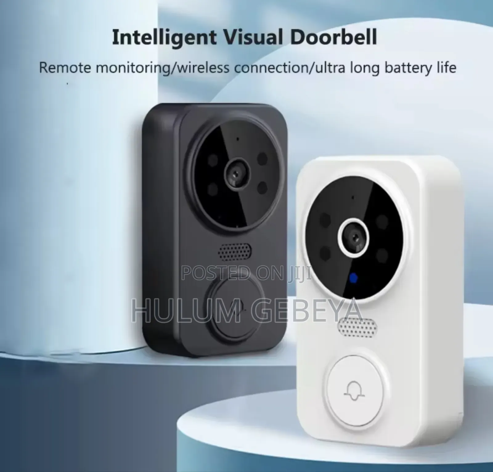 ከ Wi-Fi ጋር መገናኘት የሚችል ባለ ካሜራ የበር ደዉል Wireless Doorbell