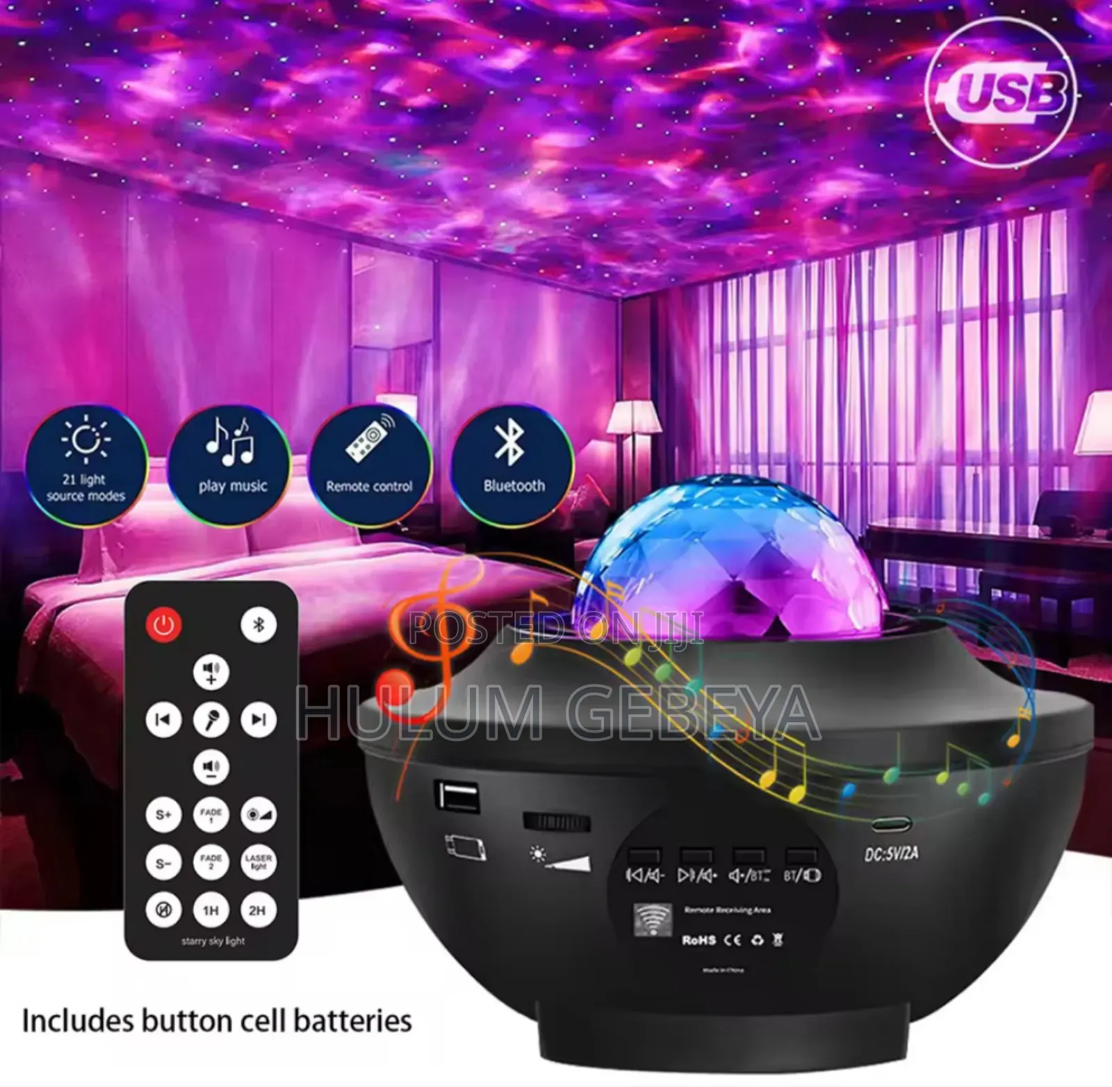 Sign Led Galaxy Projector Light