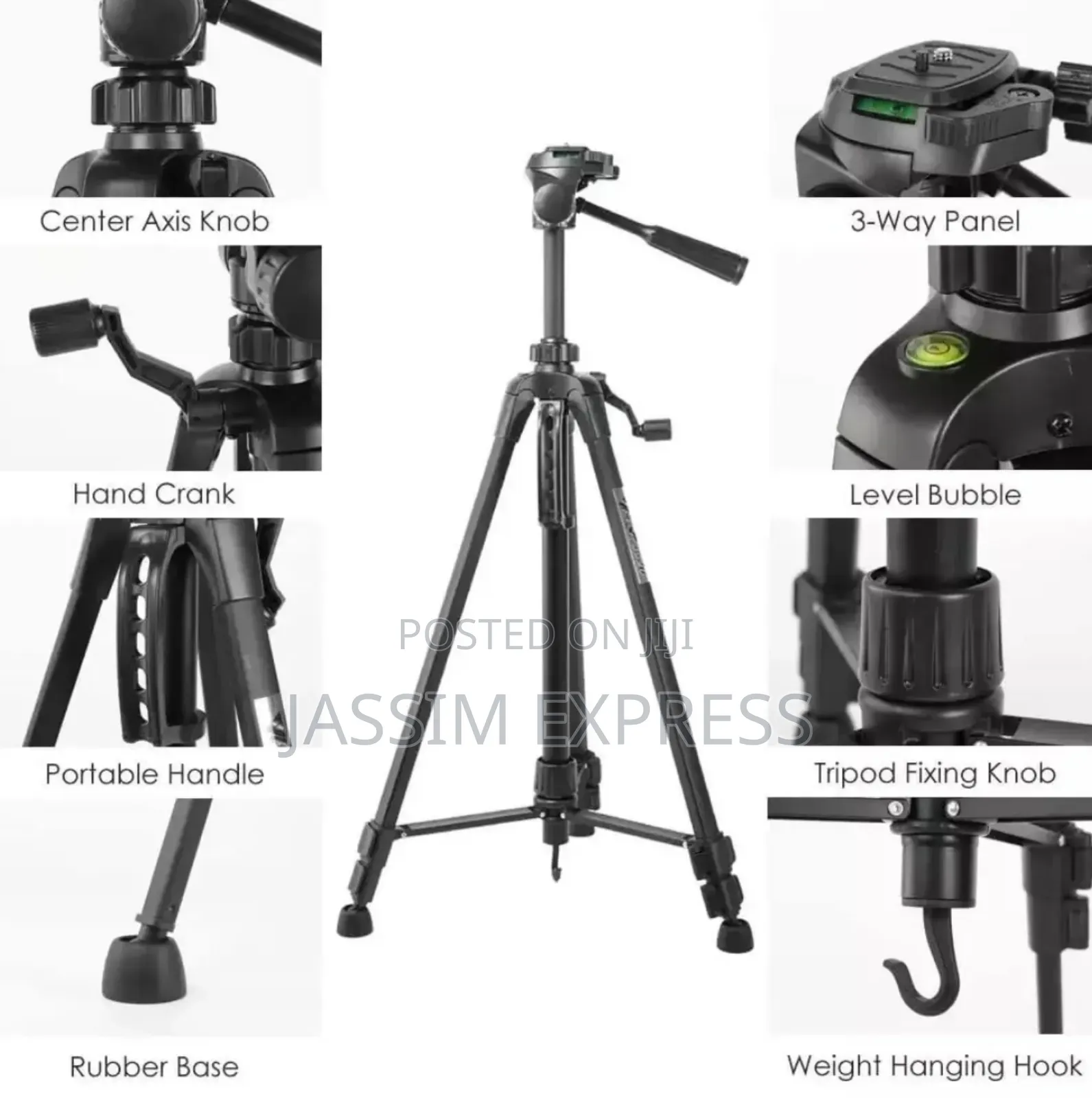 Aluminium Tripod With Carry Bag for Phones, Gopro, Cameras