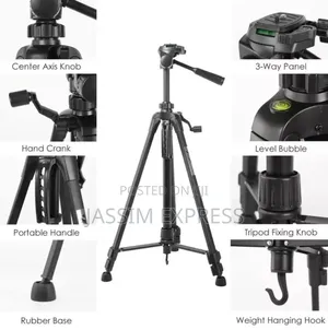 Aluminium Tripod With Carry Bag for Phones, Gopro, Cameras