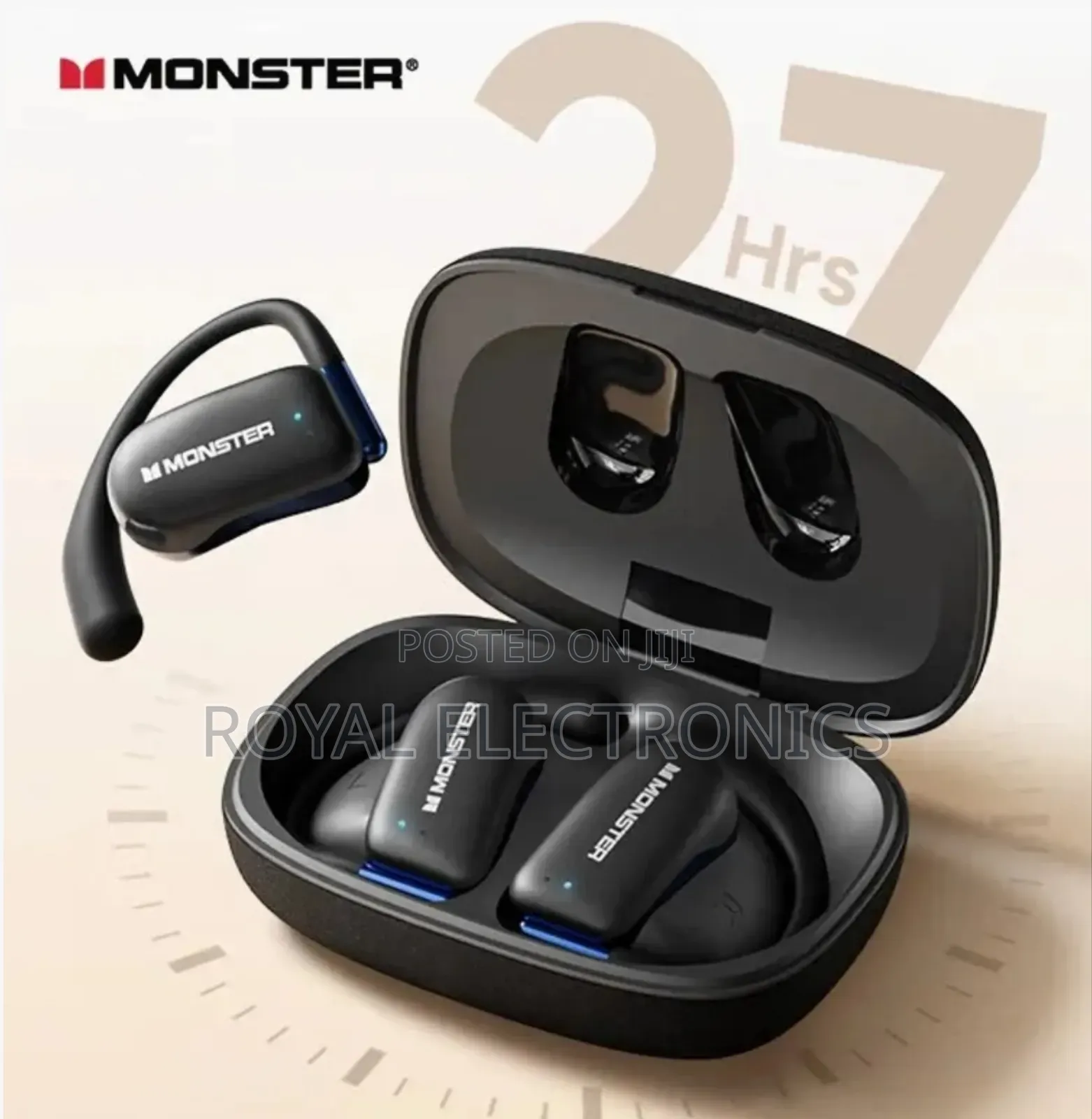 27 Hour Long Battry Life Original Monster TWS Earbuds