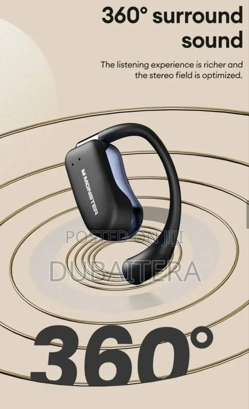 Monster Bluetooth 5.3 Noise Reduction Surround Sound Earbuds