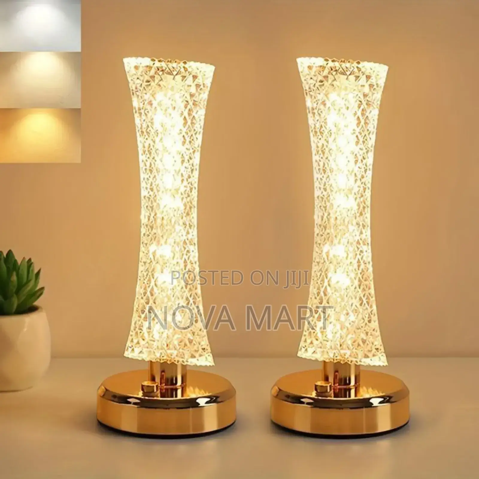 Portable Crystal Desk Lamp