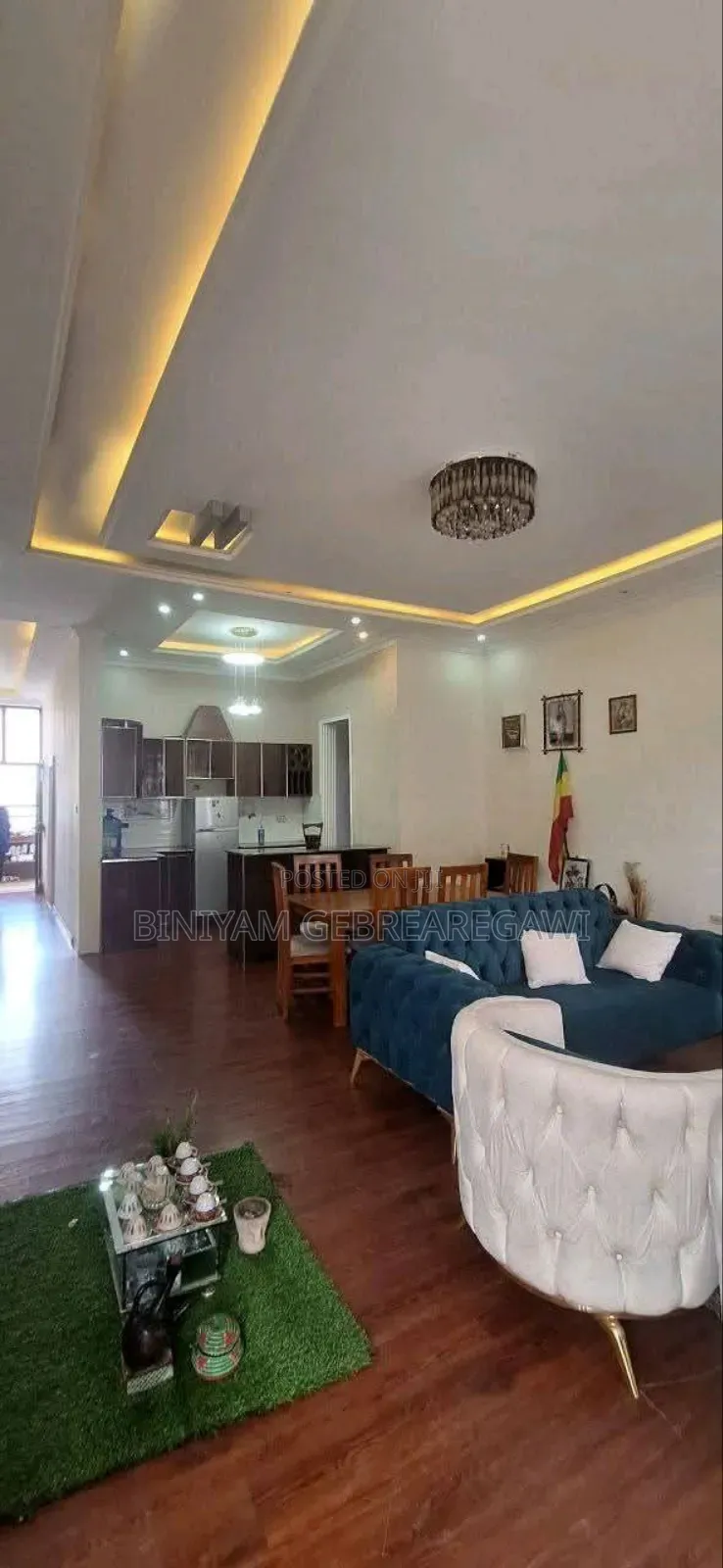 Furnished 3bdrm Apartment in Apartment, Bole for rent