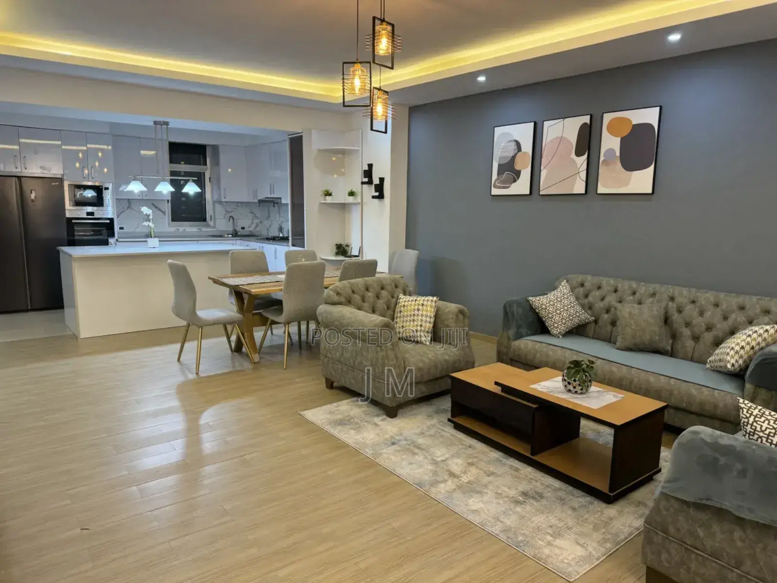 Furnished 3bdrm Apartment in Bole for rent