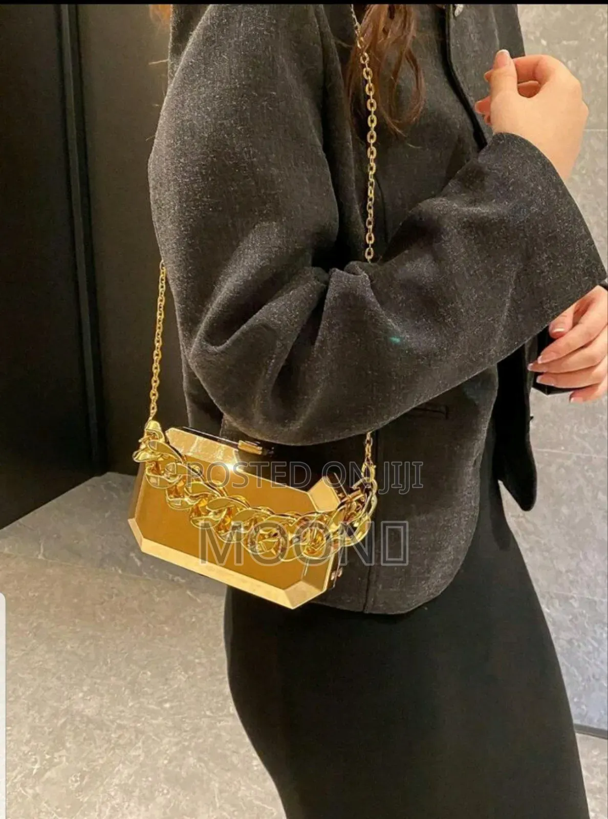 Shein Golden Hand Bag