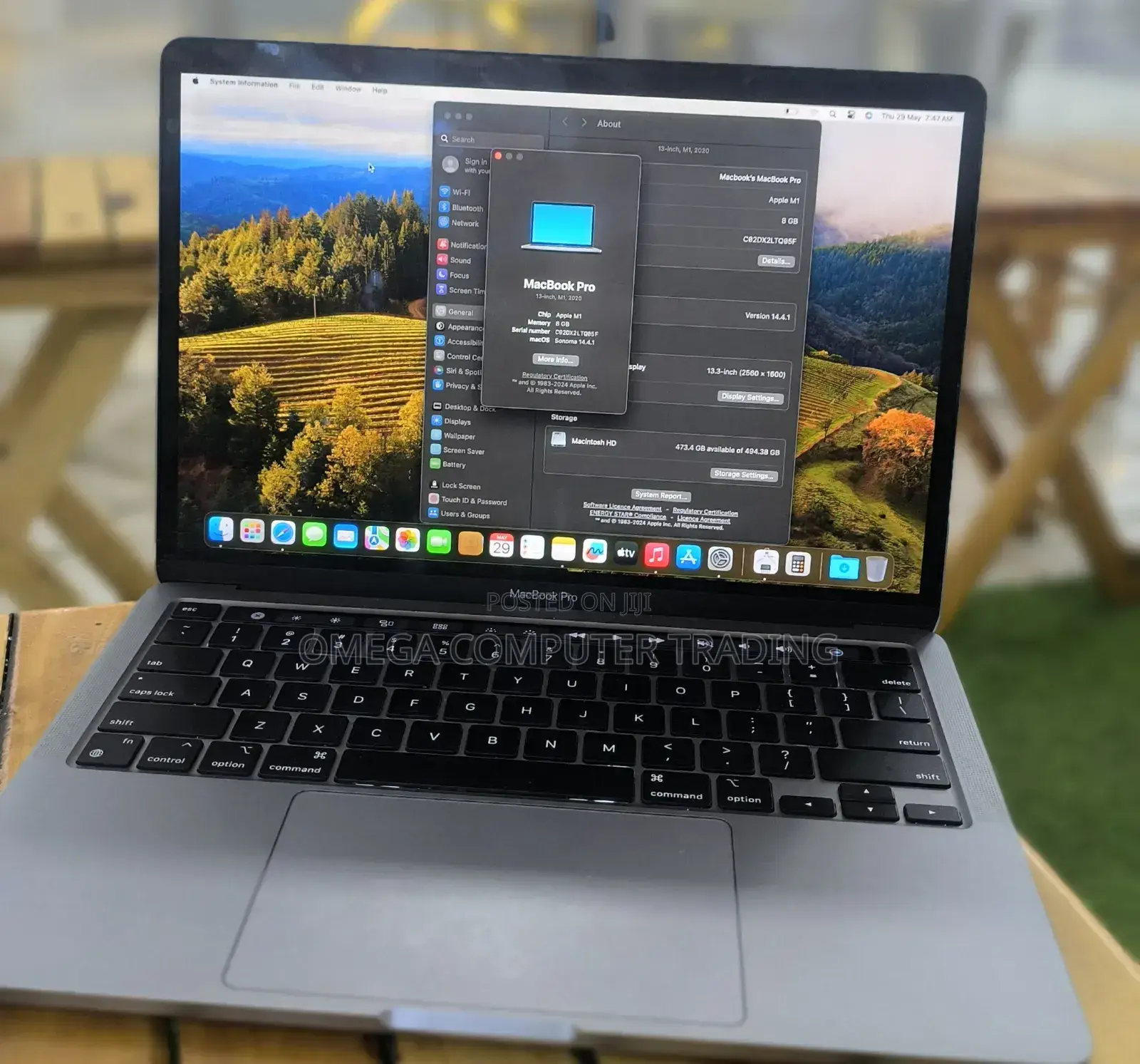 New Laptop Apple MacBook Pro 2020 M1 8GB Apple M1 SSD 512GB