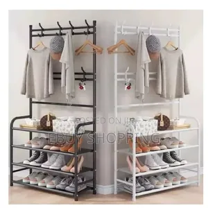 Photo - Adjustable Steel Pipe Clothes Rack –