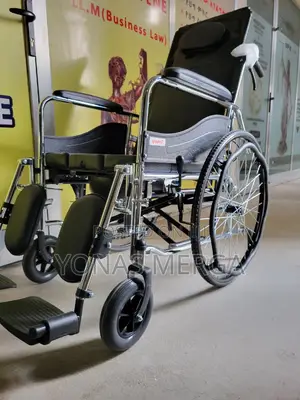 Toilet Wheelchair٥٥reclining Headrest,Flexible to 180oπchair