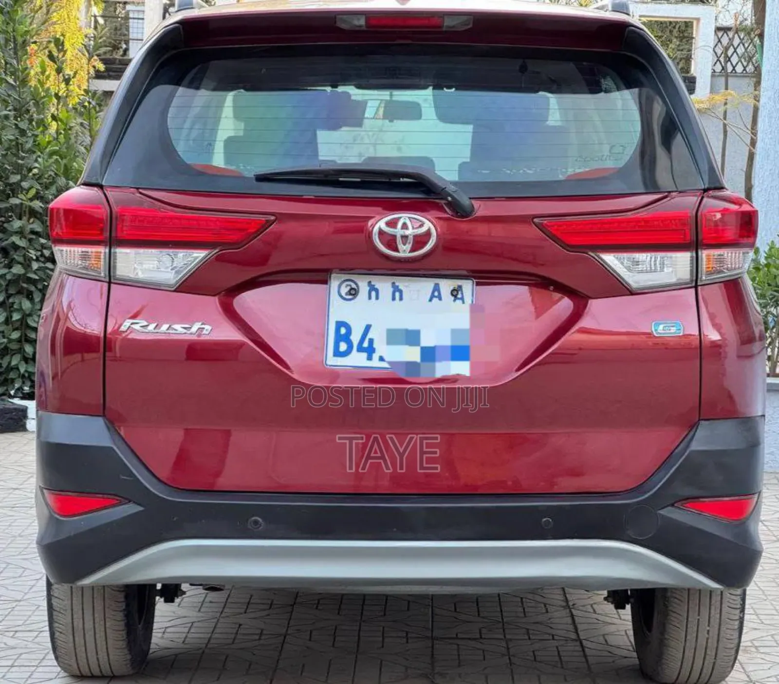 Toyota Rush 2020 Red