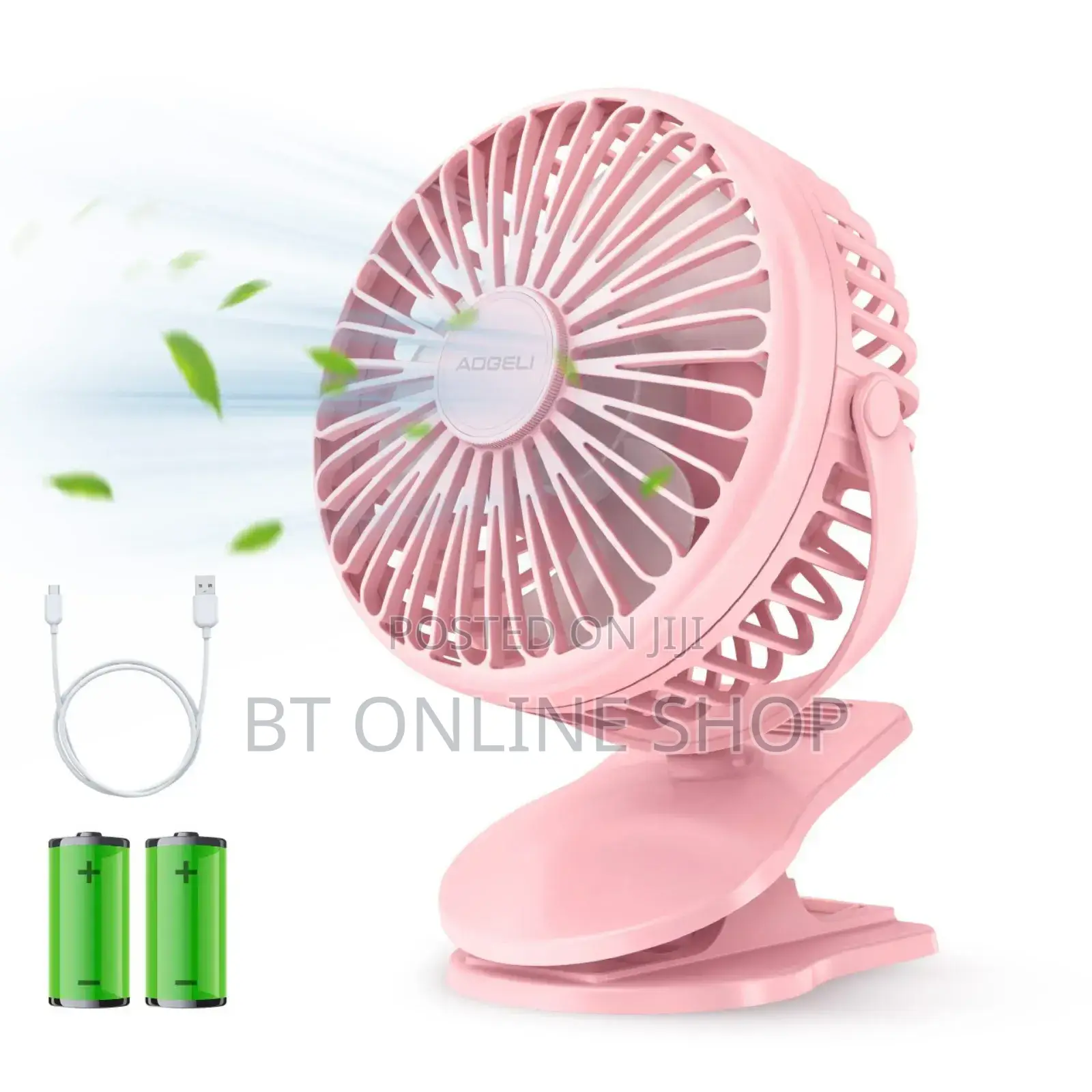 High Turbo Fan With 3 Levels of Speed.