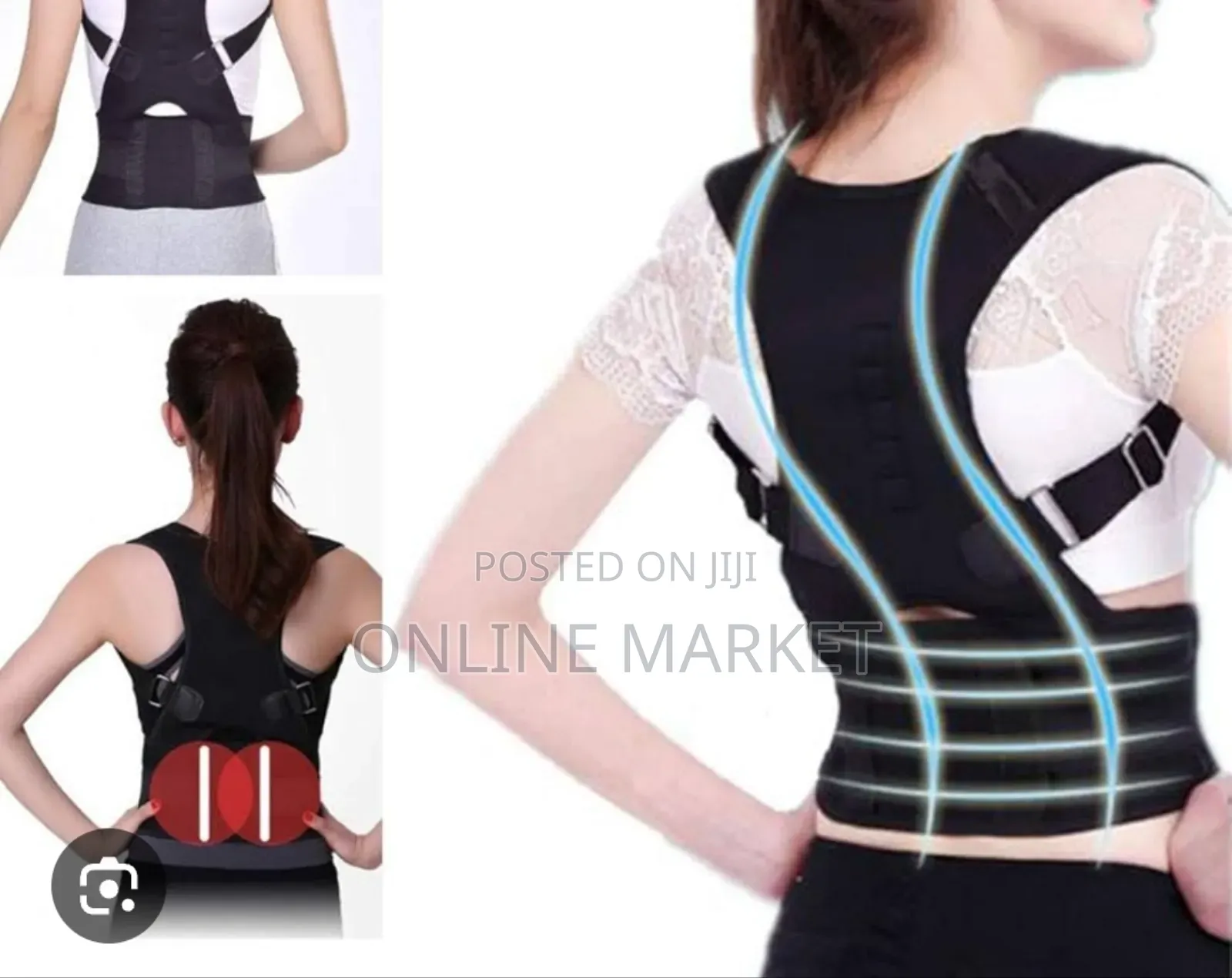 ቀጥያል እና ማራኪ ቁመና የሚያላብስ 
☆ የጀርባ ፣ የአንገት እና