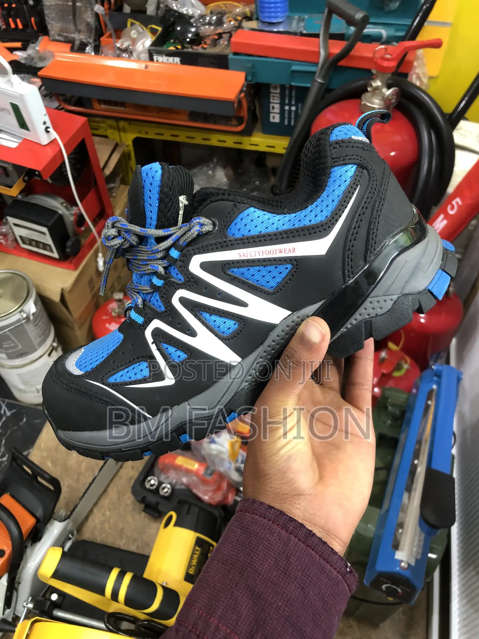 Safety First Safety Shoes Blue X Black