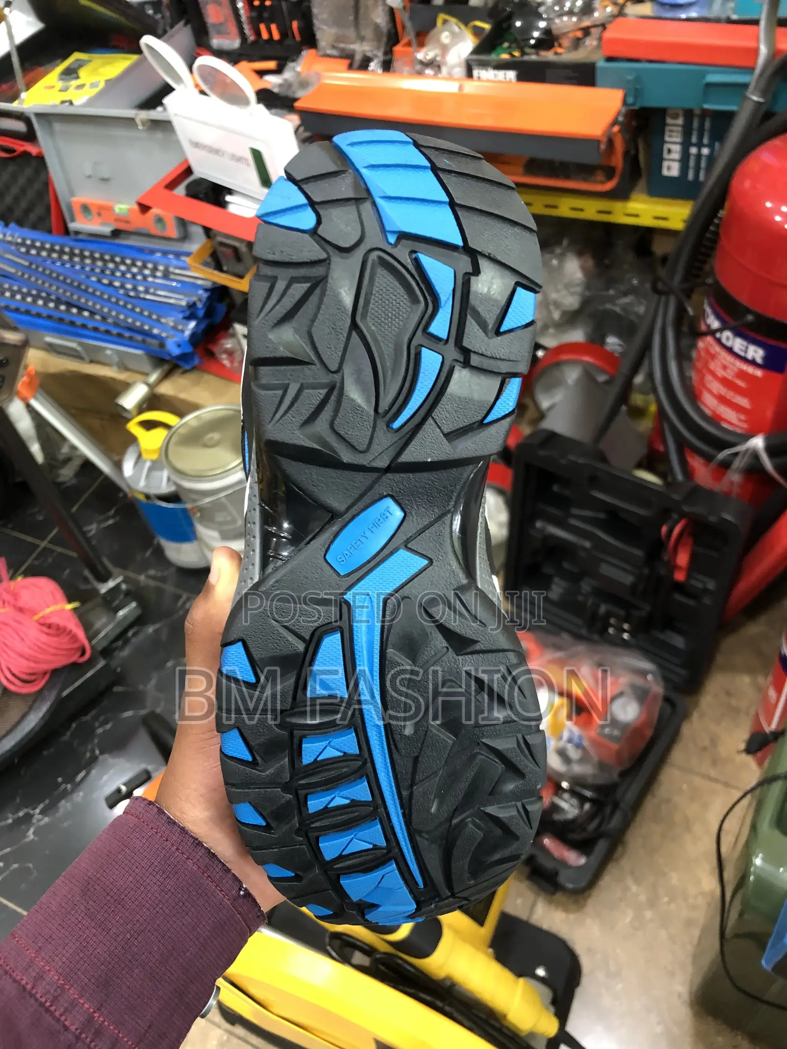 Safety First Safety Shoes Blue X Black