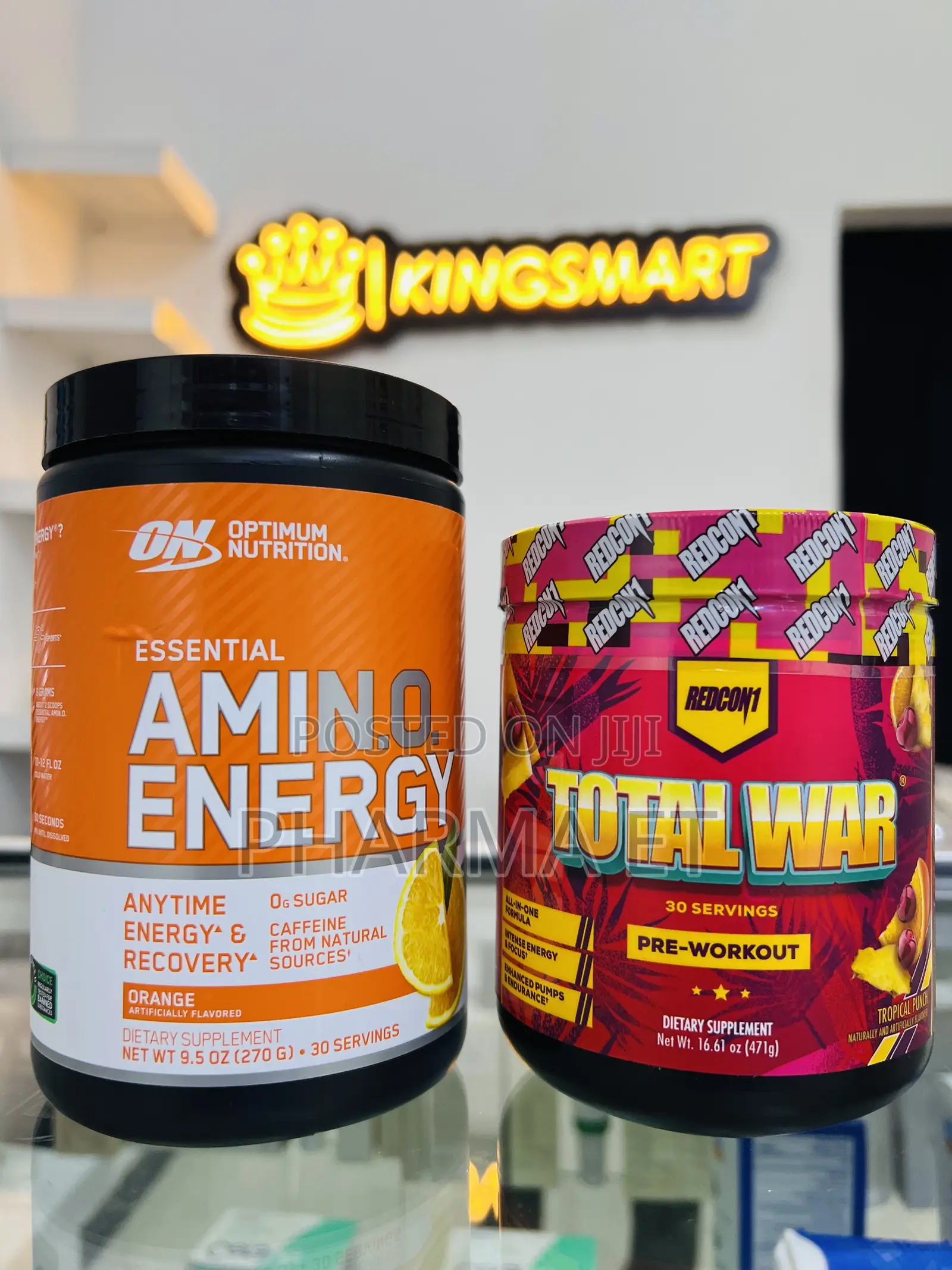 Amino Energy and Total War Pre Workouts