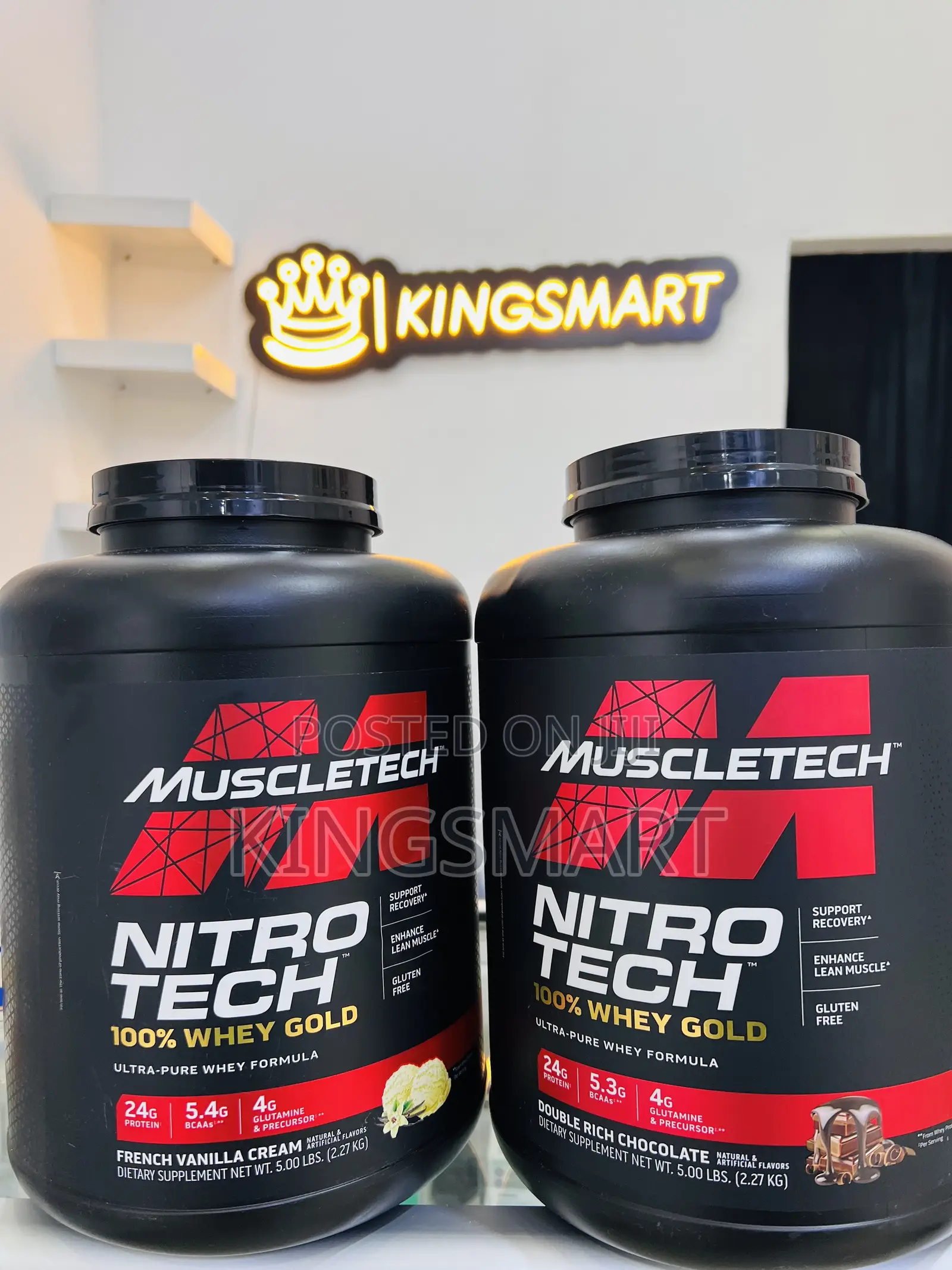 Netrotech 100% Pure Gold Whey Protein 74 Servings