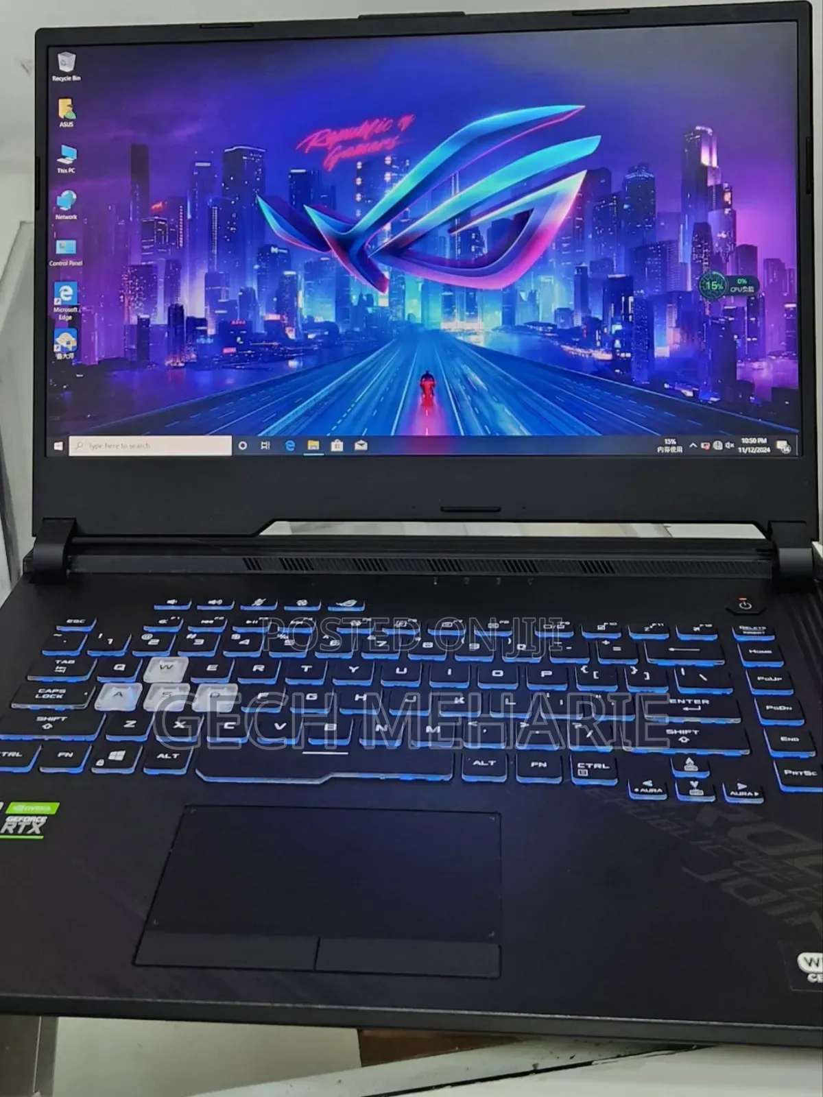 New Laptop Asus ROG Strix G15 16GB Intel Core I7 SSD 512GB