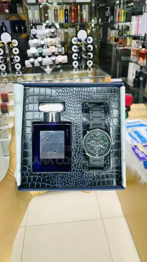 Watch and Perfume Gift Set for Him