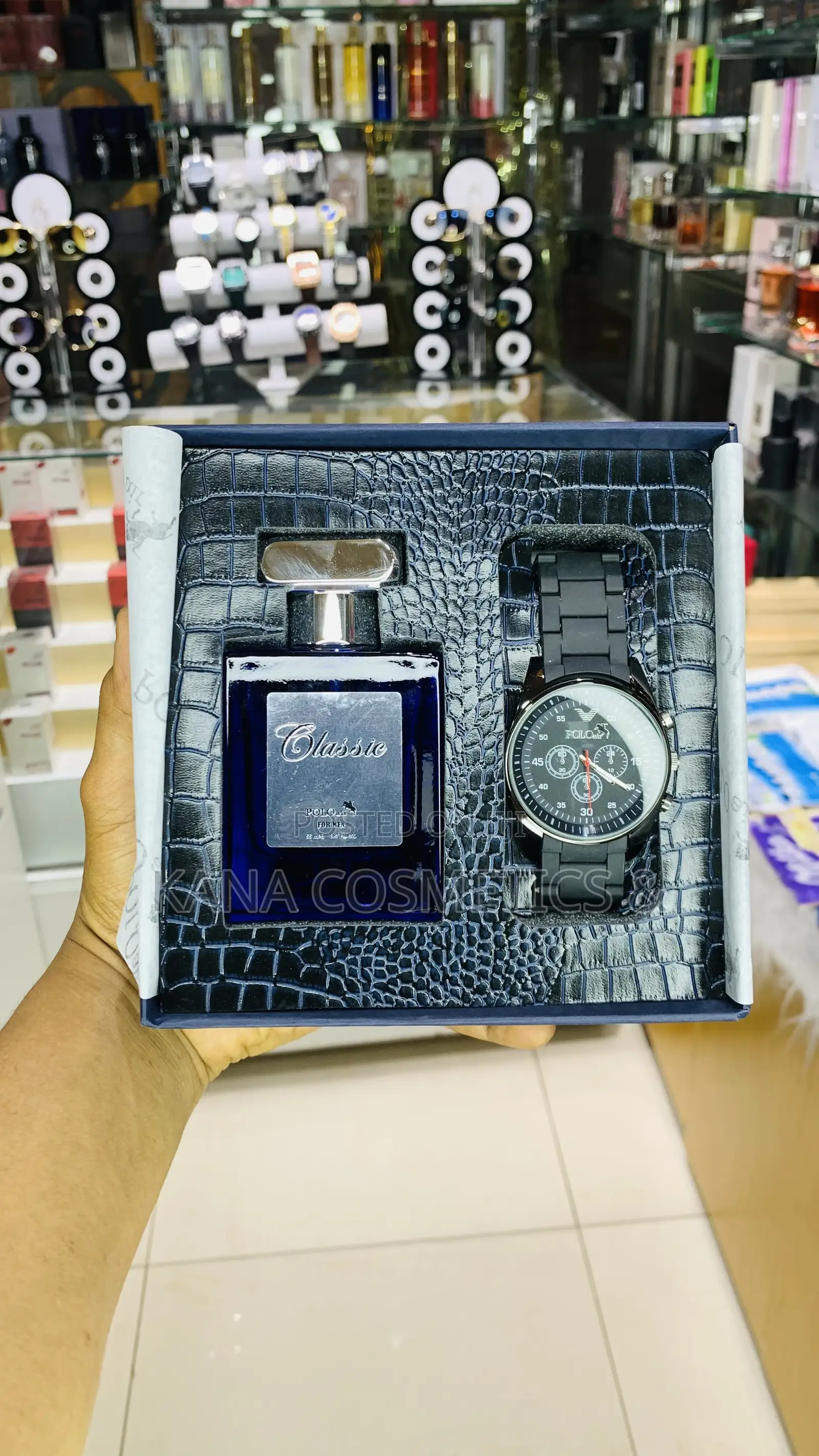 Watch and Perfume Gift Set for Him
