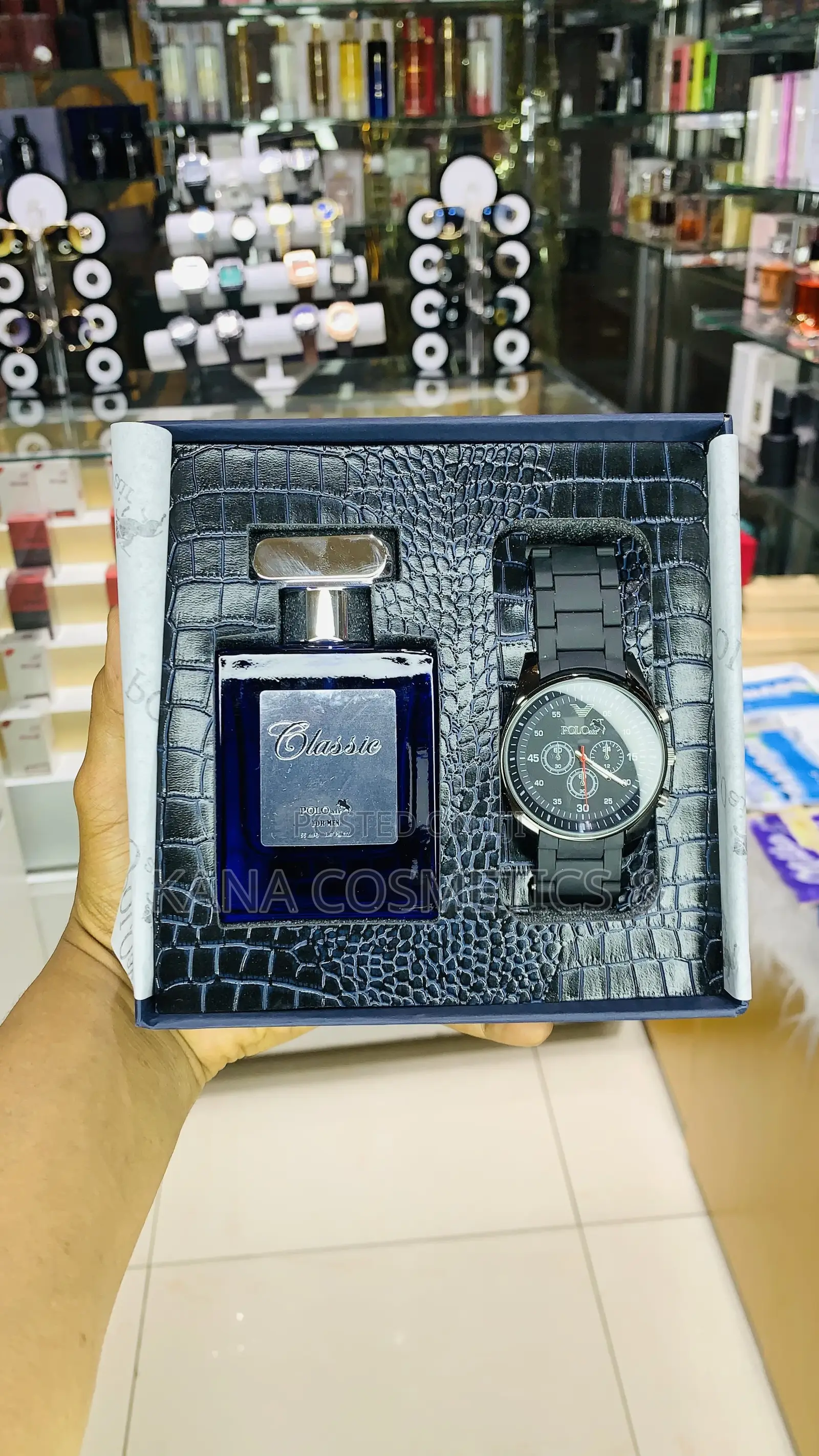 Watch and Perfume Gift Set for Him