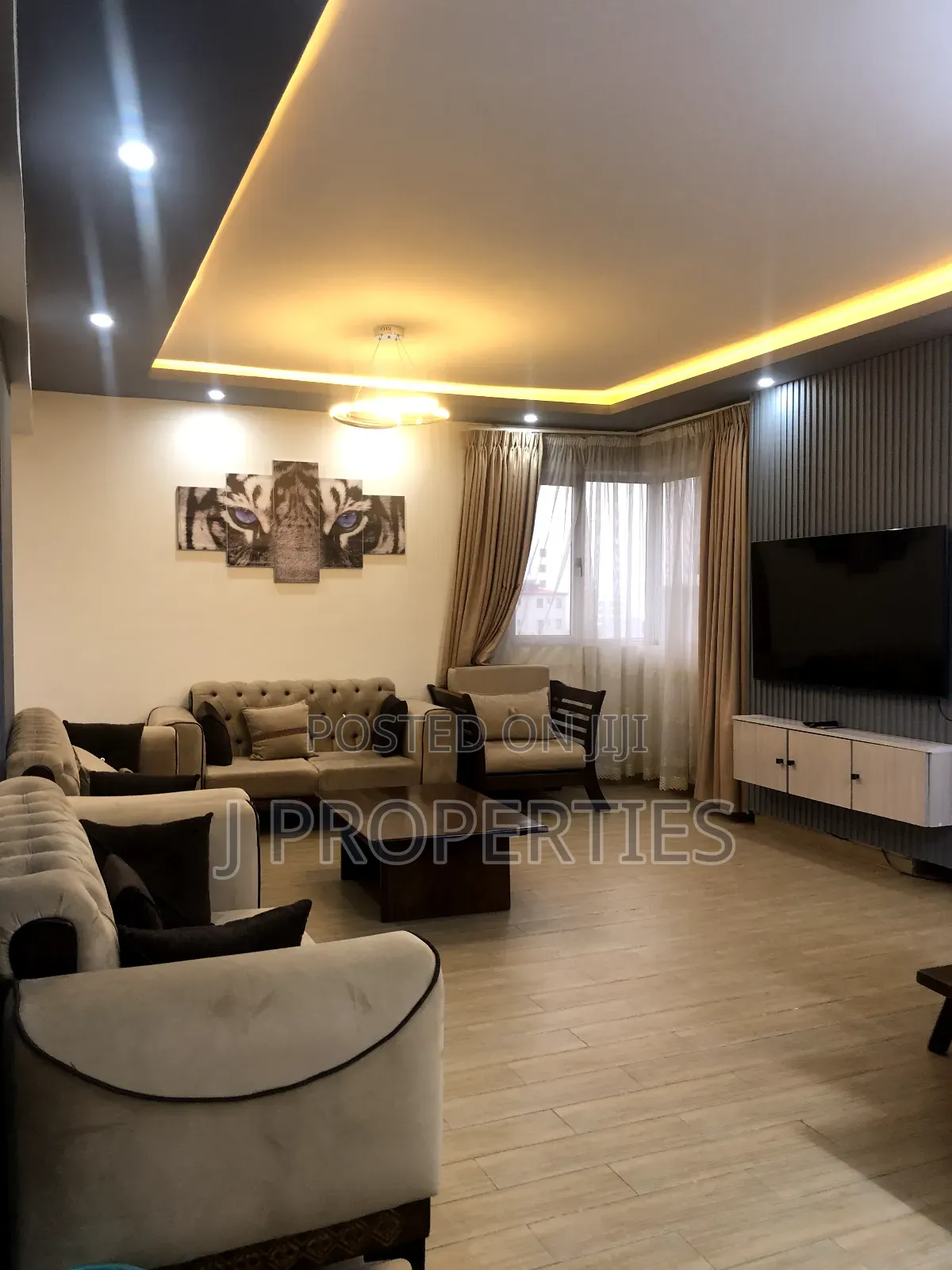 Furnished 3bdrm Apartment in Bole for rent
