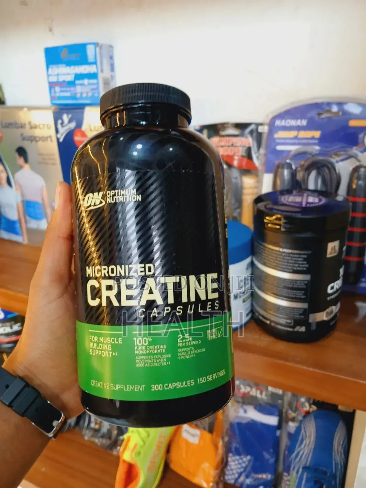 Micronized Creatine Monohydrate 300 Capsule(150 Serving)