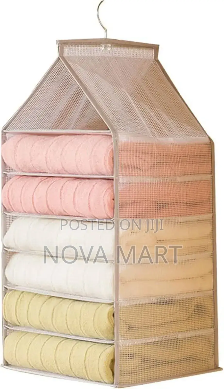 Vibe Geeks Wardrobe Hanging Storage Bag Cabinet Organizer