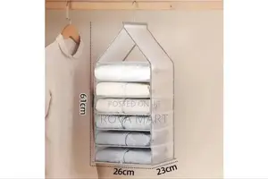 Vibe Geeks Wardrobe Hanging Storage Bag Cabinet Organizer