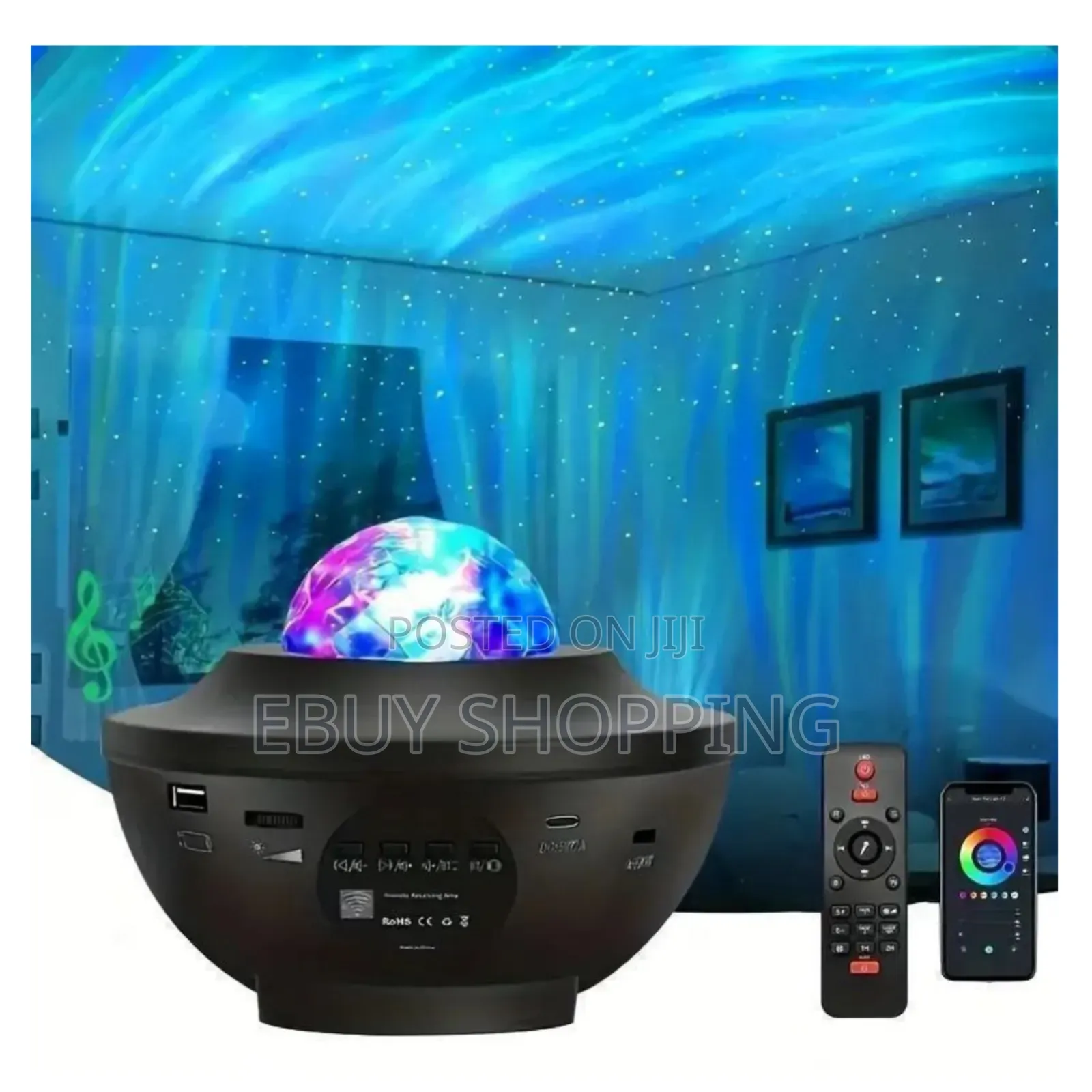 Starfall Symphony Projector – Mood Light Music Fusion