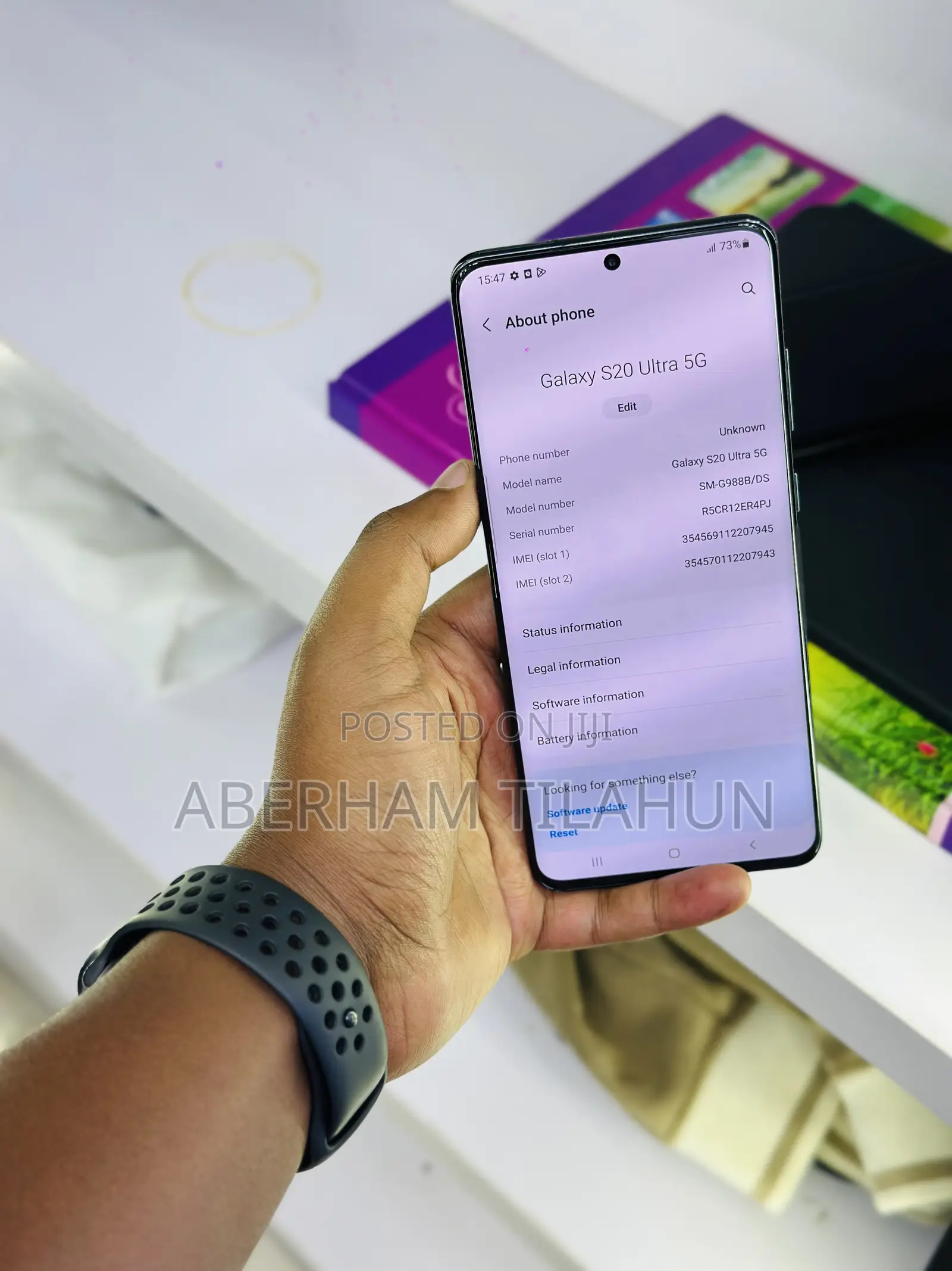 Samsung Galaxy S20 Ultra 5G 128 GB Black