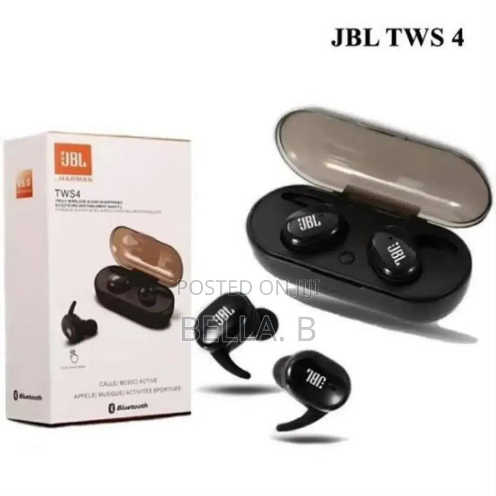 JBL TWS 4 Airpod Compact Case, Big Power