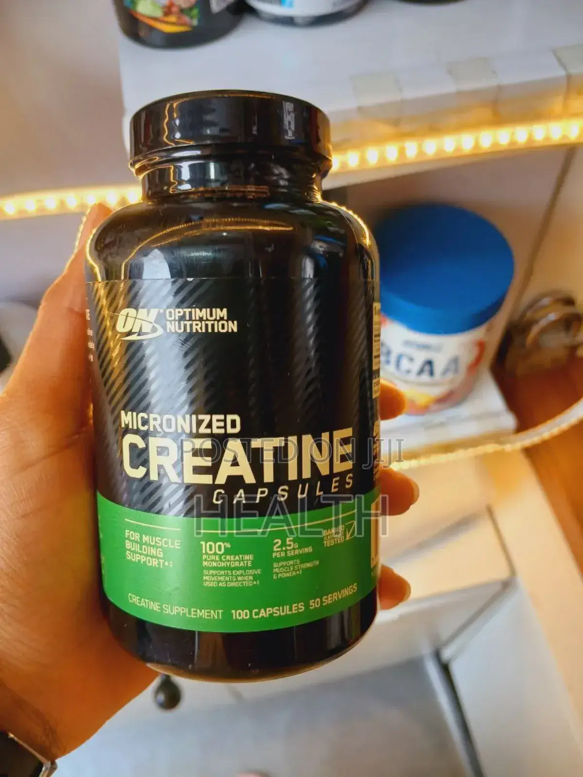Micronized Creatine Capsule 100 Capsule 50 Serving