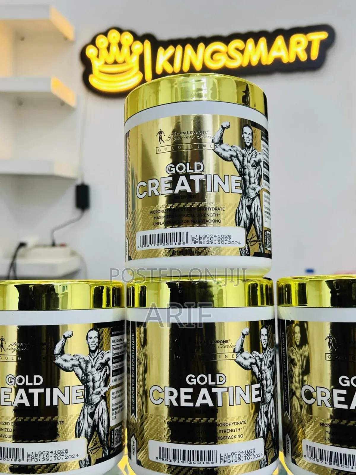 Gold Creatine by Kevine Levrone Pure Muscle Science