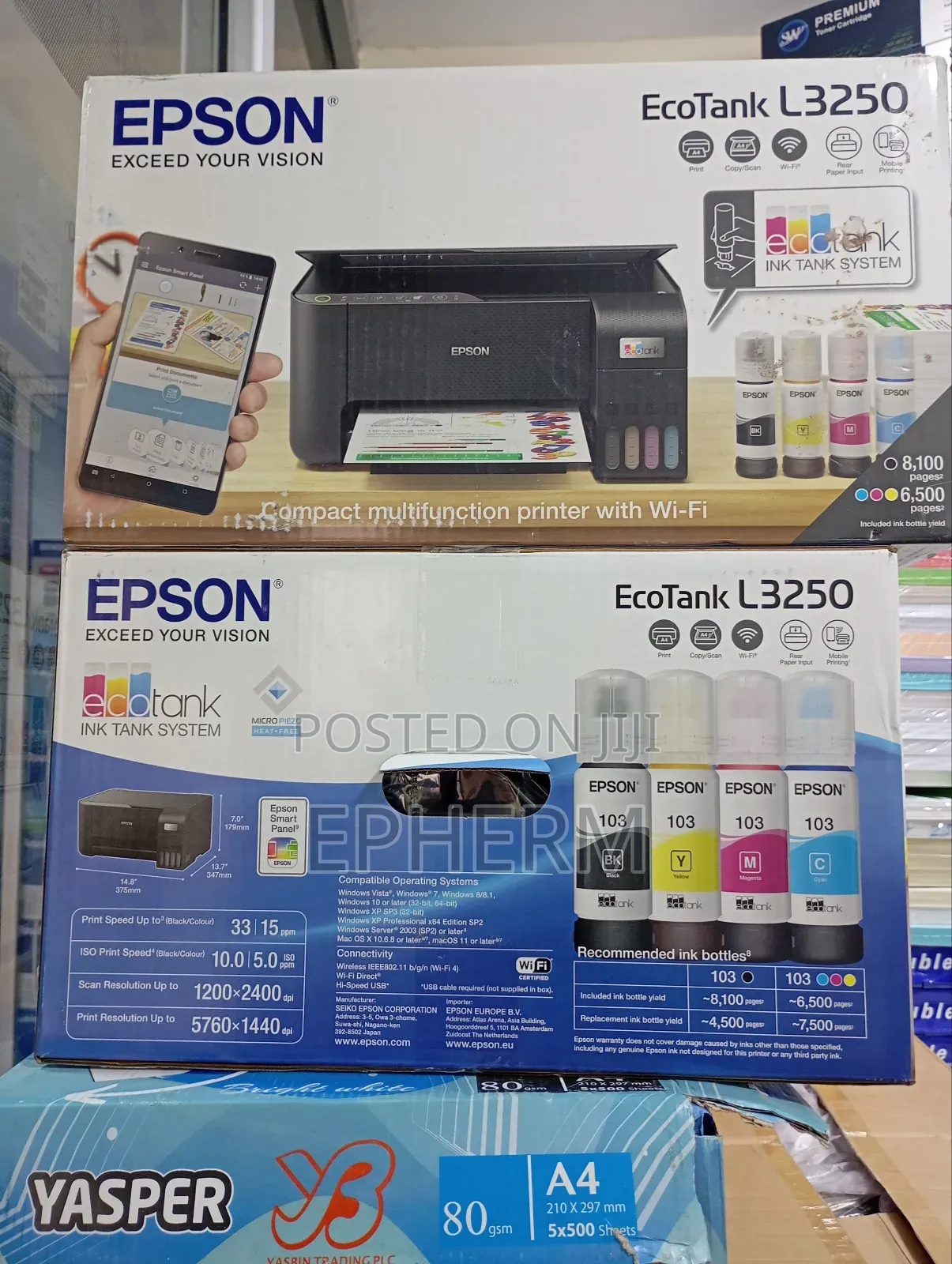 Epson L3250 Color All In One Print, Scan Copy