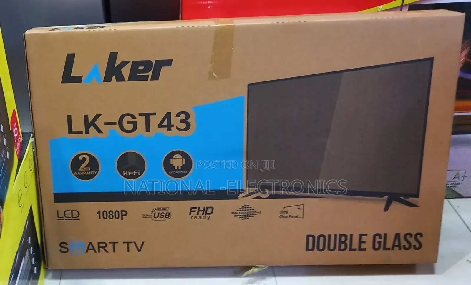 Laker Tv 43 Inch Tv Smart Android Tv