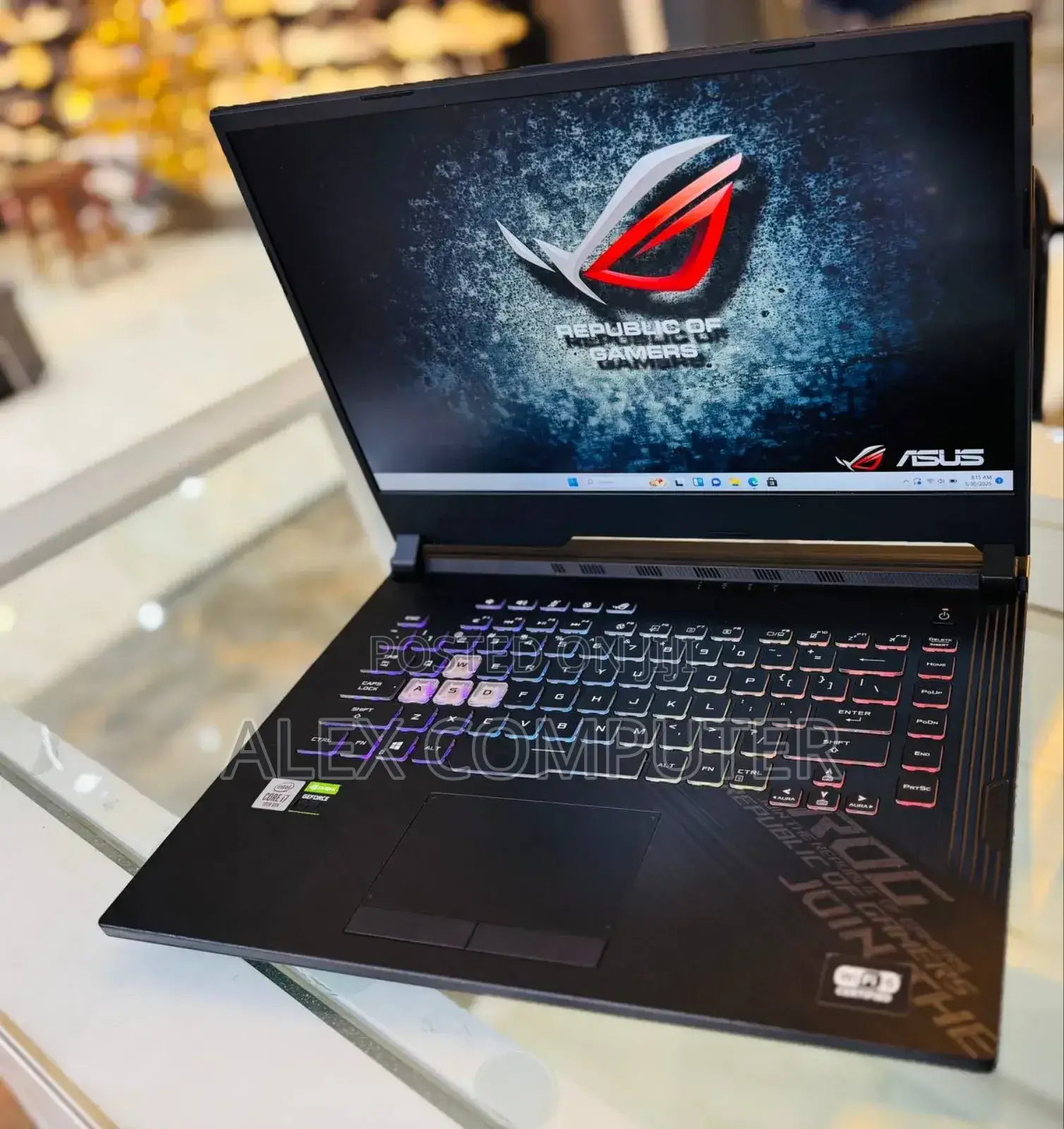 New Laptop Asus ROG Strix G15 G512 16GB Intel Core I7 SSD 512GB