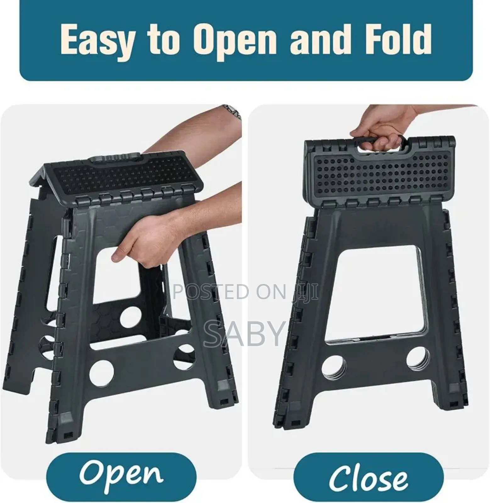 Large Size Portable Folding Stool (ትልቁ ተጣጣፊ ወንበር)