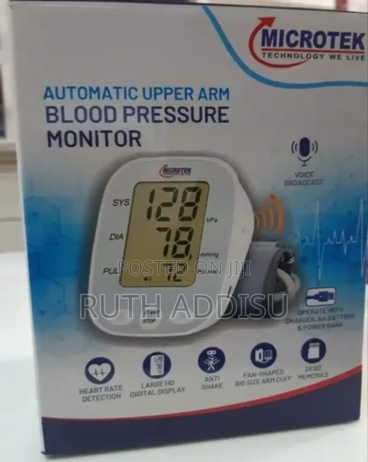 Digit Blood Pressure Monitor半夜digital Bp Monitor Device