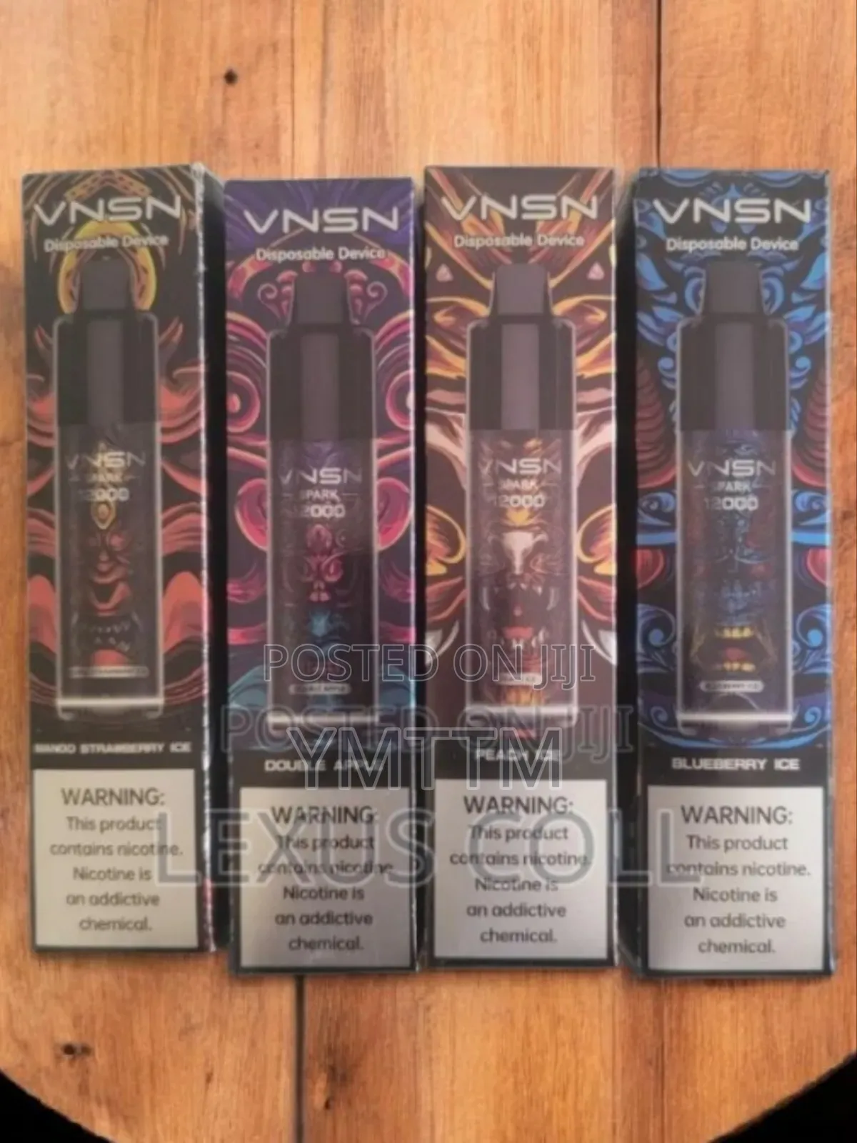 VNSN 12,000 Puff Vape by Charger * New Item *
