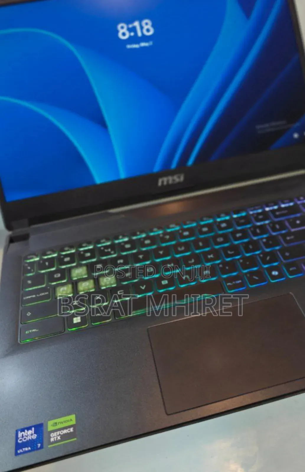 New Laptop MSI GF63 16GB Intel Core I7 SSD 512GB