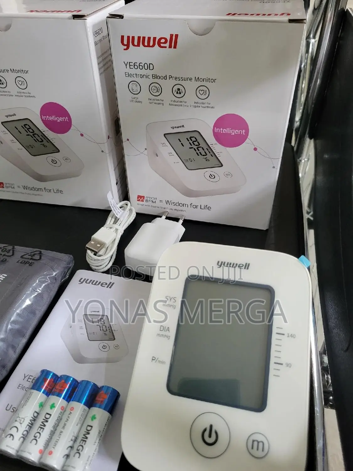 Bp Monitor//Bpm/Press the on/Off/Button Turn on the Device