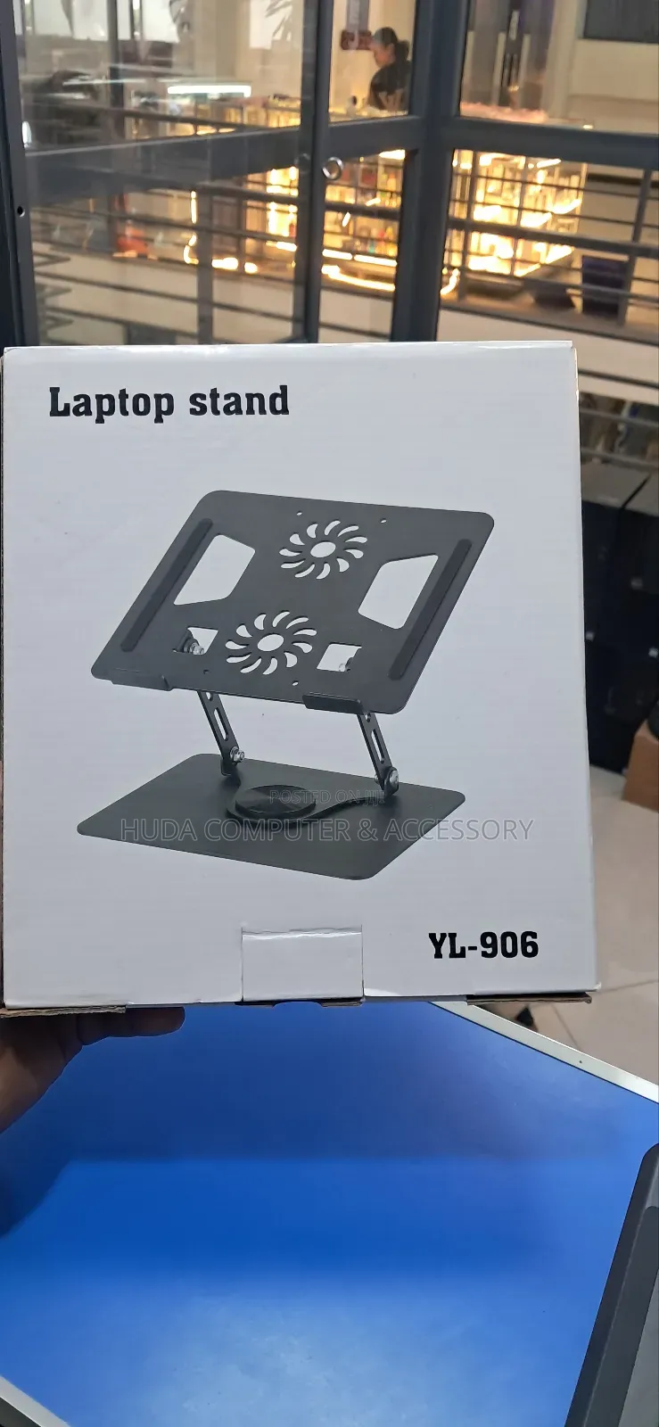 Laptop Stand and Dubel Fan