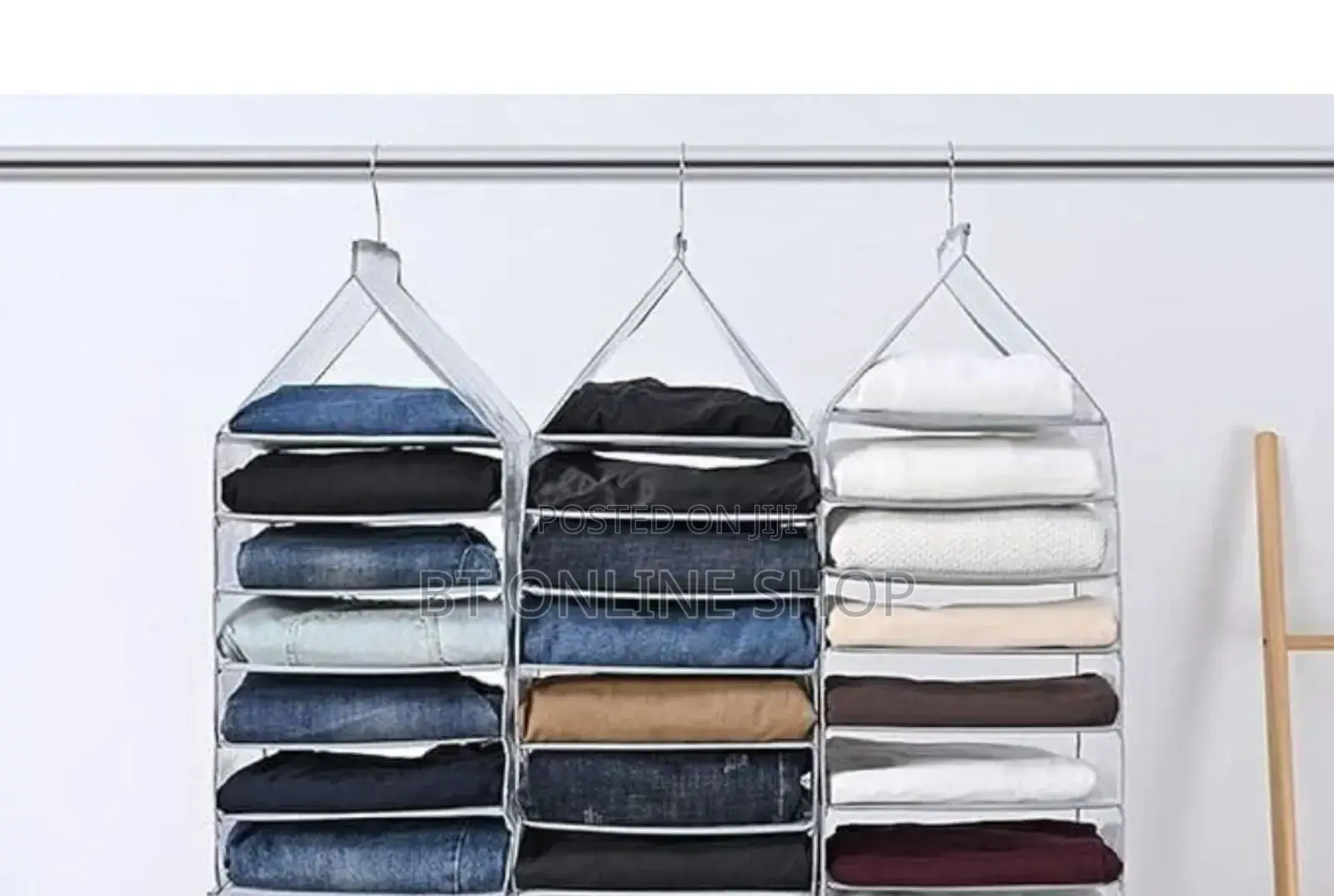 Hanging Storage Bag Cabinet Organizer - 6 Cells
