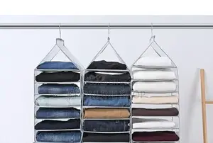 Photo - Hanging Storage Bag Cabinet Organizer - 6 Cells