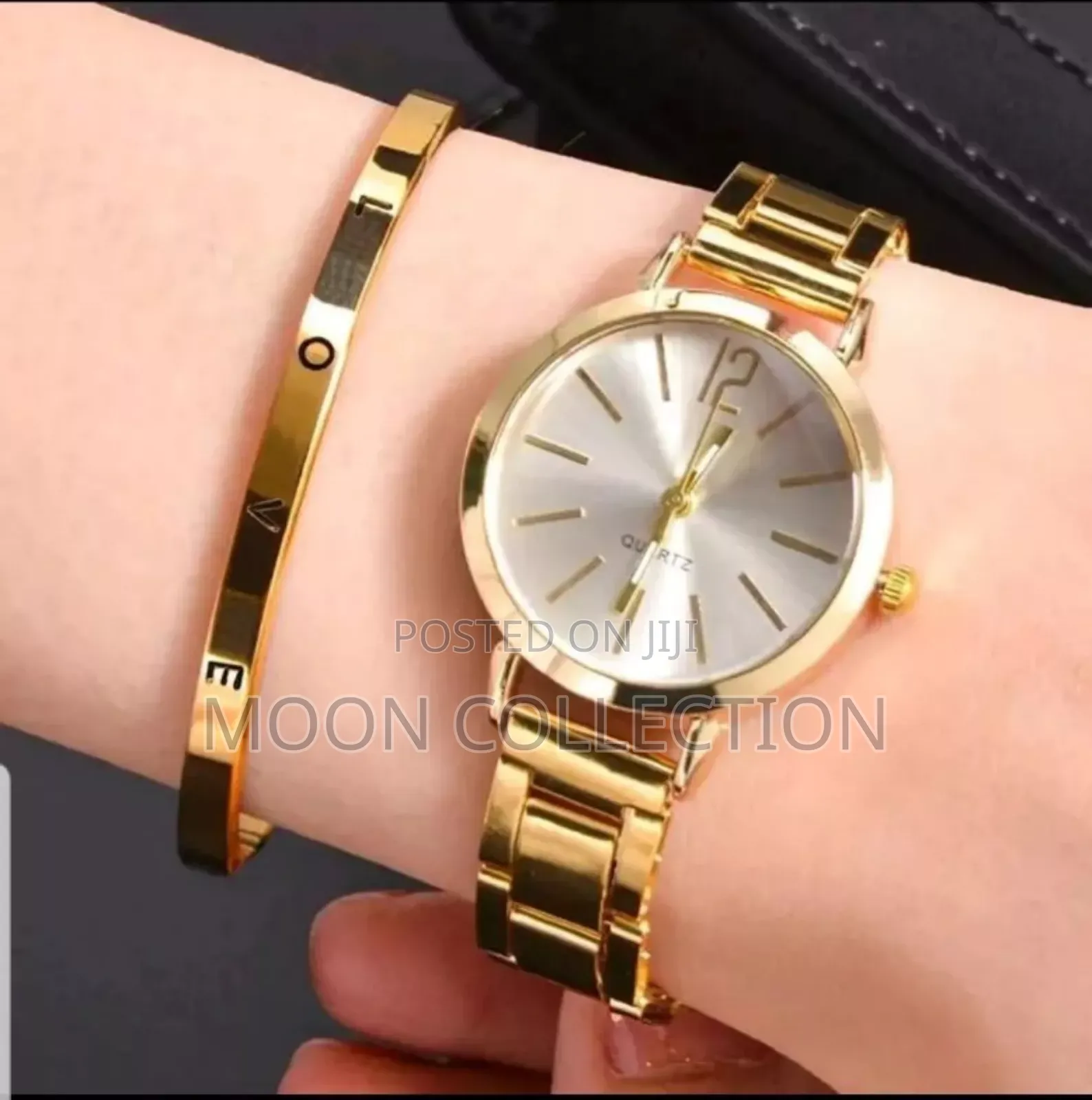 2pcs Women's Fashion Gold Jewelry