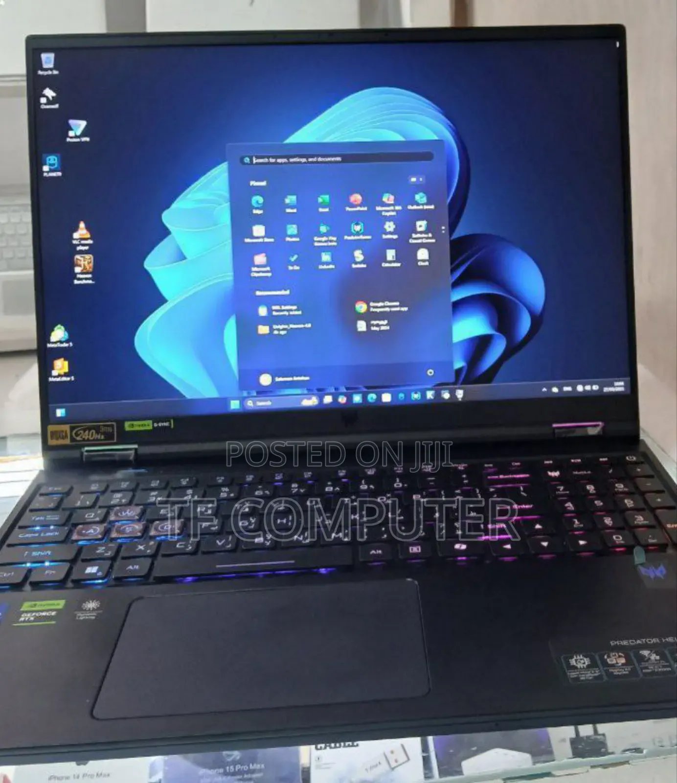 New Laptop Acer Predator Helios Neo 16 16GB Intel Core I9 SSD 1T