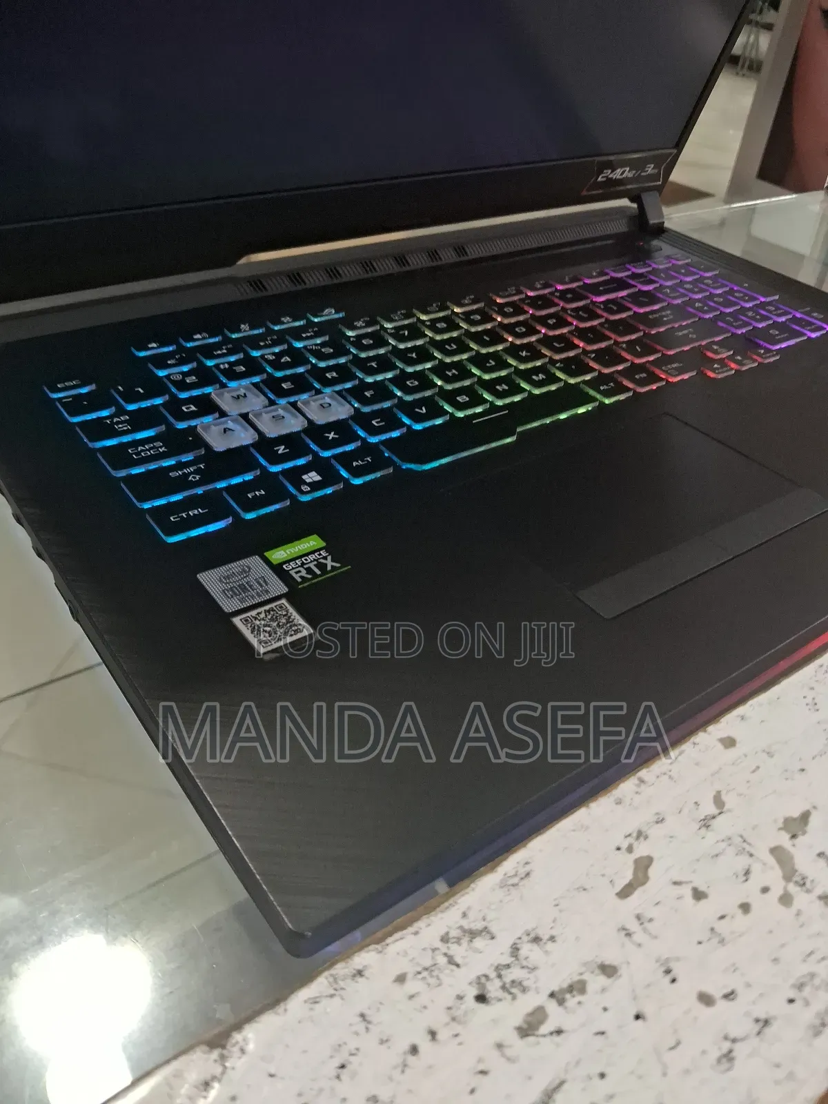 New Laptop Asus ROG Strix G17 16GB Intel Core I7 SSD 1T