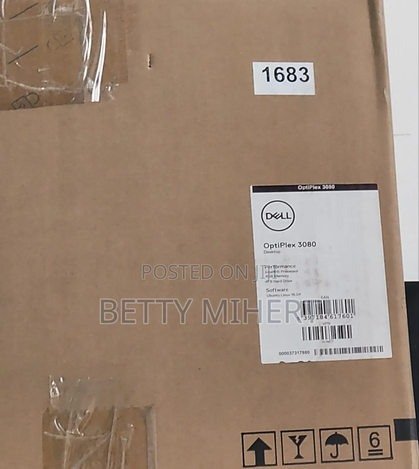 Desktop Computer Dell OptiPlex 3080 8GB Intel Core I5 HDD 1T