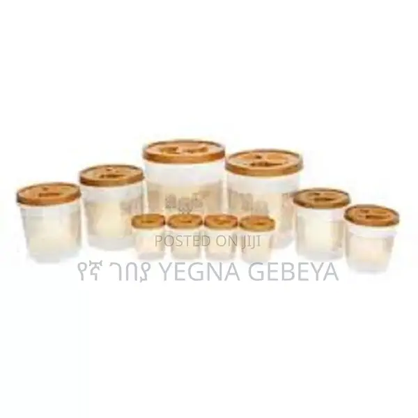 9pcs Plastic Food Storage Containers